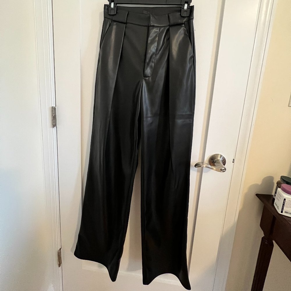 NWOT MOTHER Leather Pants Size 24